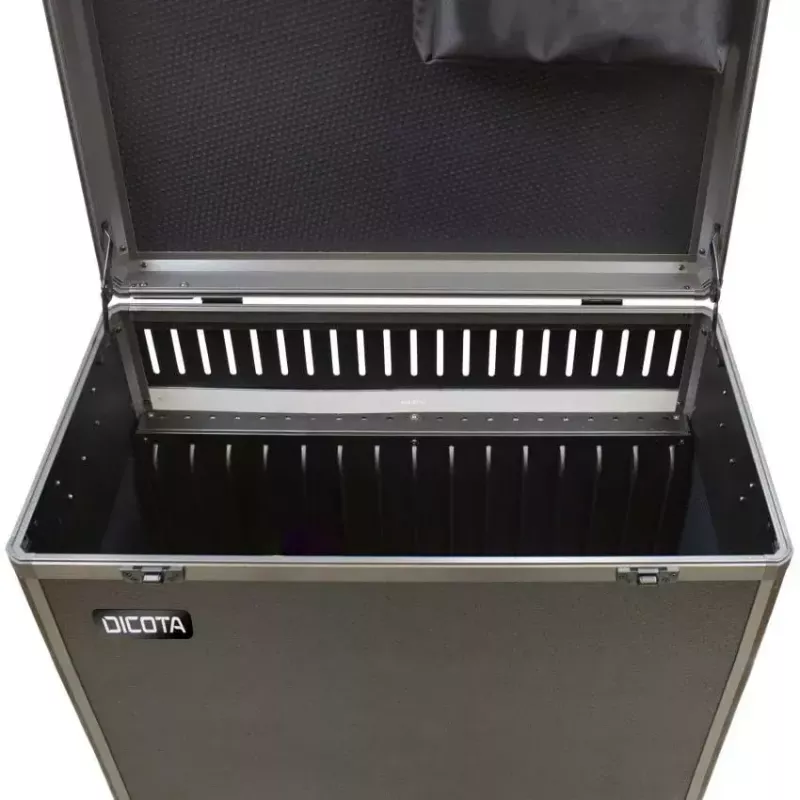 Carrello portatile per gestione dispositivi DICOTA D32005 nero installazione a pavimento