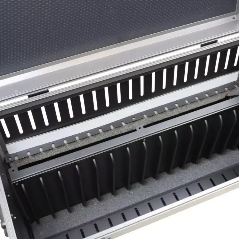 Carrello portatile per gestione dispositivi DICOTA D32005 nero installazione a pavimento