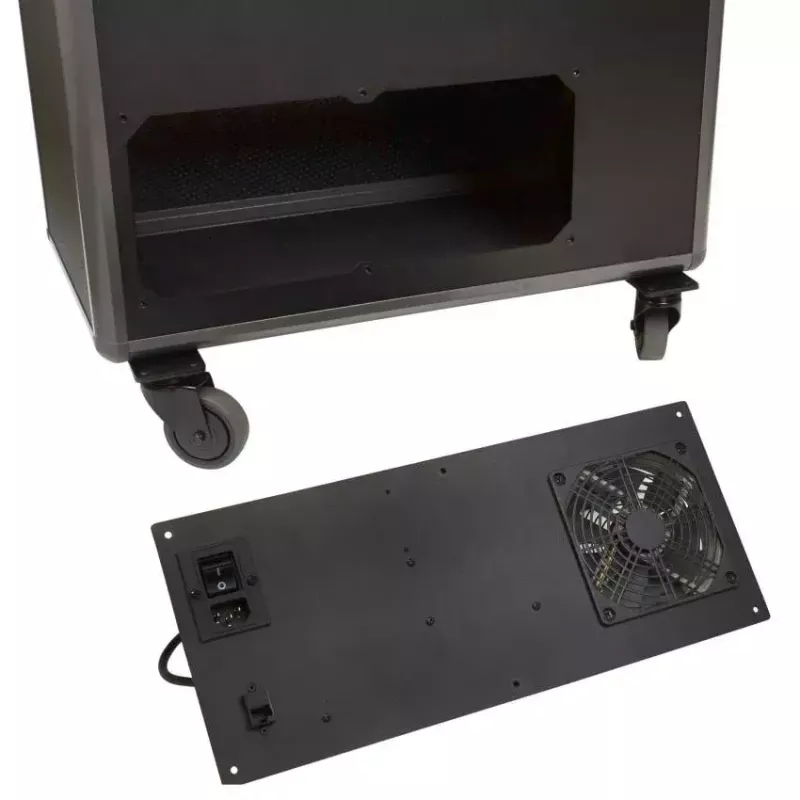 Carrello portatile per gestione dispositivi DICOTA D32005 nero installazione a pavimento