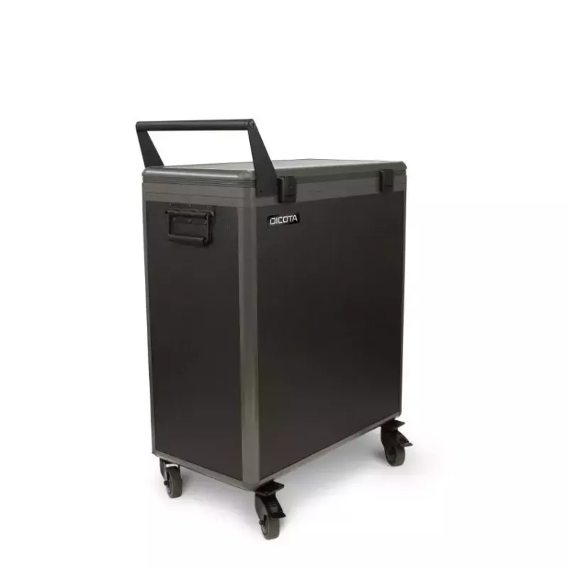 Carrello portatile per gestione dispositivi DICOTA D32005 nero installazione a pavimento