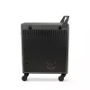 Carrello portatile per gestione dispositivi DICOTA D32005 nero installazione a pavimento