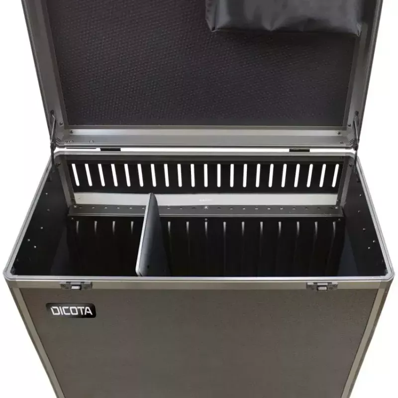 Carrello portatile per gestione dispositivi DICOTA D32005 nero installazione a pavimento
