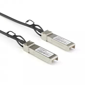 StarTech.com cavo di collegamento diretto 1m 10G SFP+ a SFP+ Twinax compatibile Dell EMC DAC-SFP-10G-1M – 10GbE SFP+ rame DAC 10 Gbit/s modulo Mini-GBIC/ricetrasmettitore passivo a basso consumo DAC