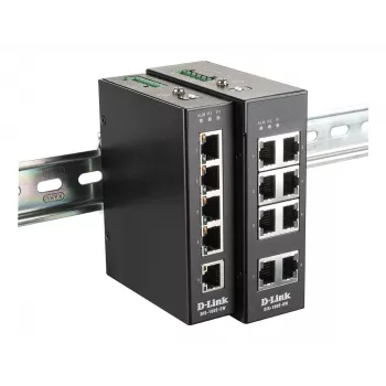 D-Link switch industriale non gestito 8 porte con 8 x 10/100 BaseT(X) porte