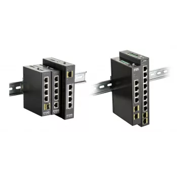 D-Link switch industriale Gigabit 8 porte con 2 x 100/1000M SFP