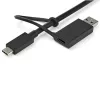 StarTech.com docking station universale per laptop, dock ibrido USB-C & USB-A, Dual 4K DP & HDMI, 60W PD, Mac / Windows / Chrome OS, hub 4x USB 5Gbps, GbE