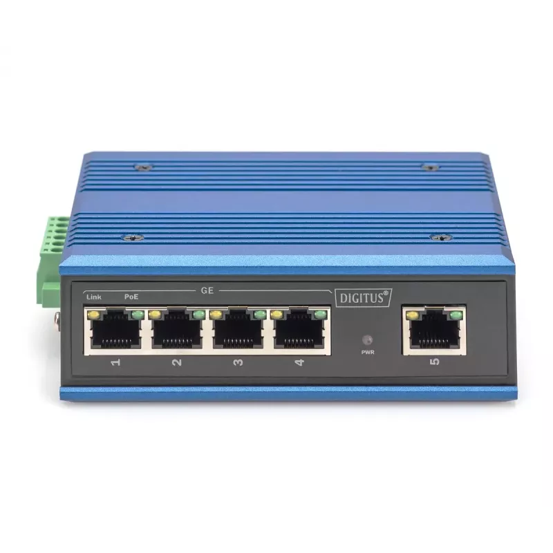 Switch unmanaged Digitus DN-651120 4 porte Gigabit PoE