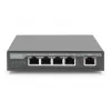 Extender 4PPoE Gigabit 4 porte Digitus 802.3at 60W nero