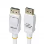 StarTech.com cavo DisplayPort 1.2 certificato VESA bianco 10ft (3m), 4K 60Hz, 21,6 Gbit/s, connettori DP con blocco, cavo DP 1.2 DisplayPort, cavo monitor DP, M/M