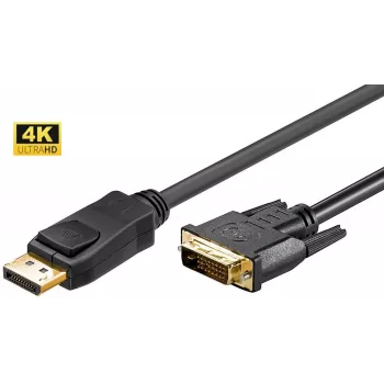 Microconnect DP-DVI-MM-100 Adattatore cavo video 1 m DisplayPort nero