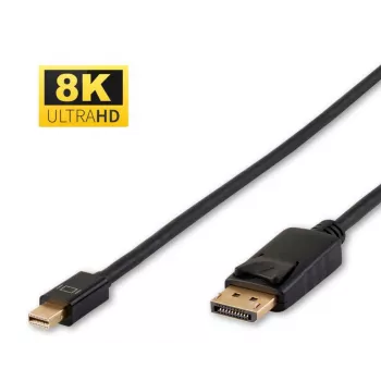 Microconnect DP-MMG-050MBV1.4 Cavo DisplayPort 0,5 m Mini DisplayPort nero