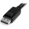 StarTech.com Cavo DisplayPort panel mount 1 m – 4K x 2K – Cavo prolunga DisplayPort 1.2 connettore maschio su connettore femmina – Cavo video DP prolunga con connettore DP panel mount – Cavo monitor DP