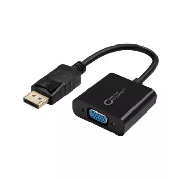 Microconnect DPVGA15CM Adattatore cavo video 0,15 m DisplayPort VGA (D-Sub) nero