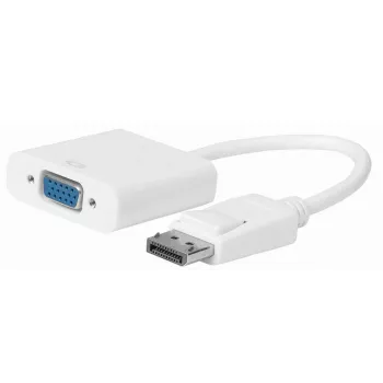 Microconnect DPVGA15CMW Adattatore cavo video 0,15 m VGA (D-Sub) DisplayPort bianco