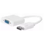 Microconnect DPVGA15CMW Adattatore cavo video 0,15 m VGA (D-Sub) DisplayPort bianco