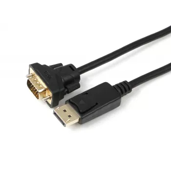Microconnect DP-VGA-MM-100 Adattatore cavo video 1 m DisplayPort VGA (D-Sub) nero