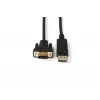 Microconnect DP-VGA-MM-200 Adattatore cavo video 2 m DisplayPort VGA (D-Sub) nero