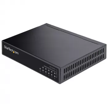 Switch non gestito 2.5G StarTech.com – Switch Gigabit 5 porte – Switch Ethernet non gestito 2.5GBASE-T – Splitter Ethernet – Montaggio su guida DIN o a parete – Multi-Gigabit – Auto-MDIX – 9K Jumbo