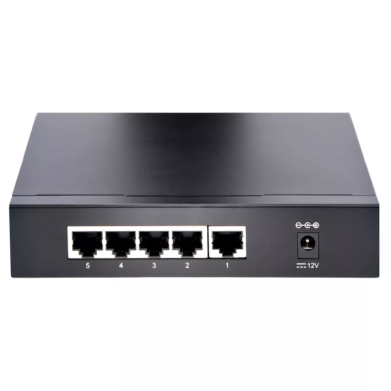 Switch non gestito 2.5G StarTech.com – Switch Gigabit 5 porte – Switch Ethernet non gestito 2.5GBASE-T – Splitter Ethernet – Montaggio su guida DIN o a parete – Multi-Gigabit – Auto-MDIX – 9K Jumbo