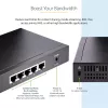 Switch non gestito 2.5G StarTech.com – Switch Gigabit 5 porte – Switch Ethernet non gestito 2.5GBASE-T – Splitter Ethernet – Montaggio su guida DIN o a parete – Multi-Gigabit – Auto-MDIX – 9K Jumbo