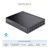 Switch non gestito 2.5G StarTech.com – Switch Gigabit 5 porte – Switch Ethernet non gestito 2.5GBASE-T – Splitter Ethernet – Montaggio su guida DIN o a parete – Multi-Gigabit – Auto-MDIX – 9K Jumbo