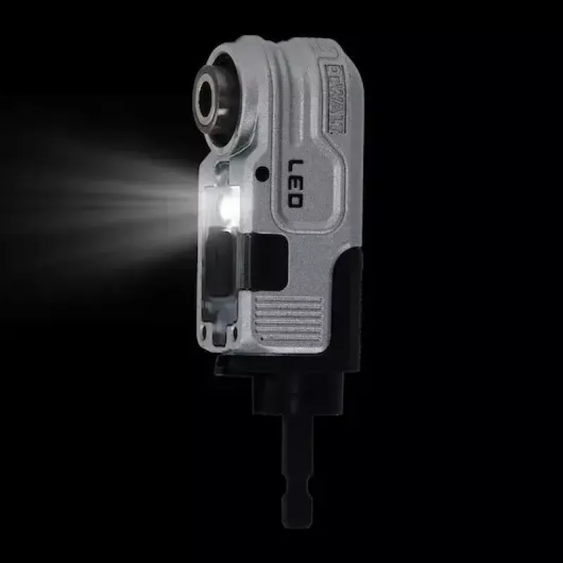 DeWalt DTLRA-QZ adattatore angolare esagonale da 1/4" con LED