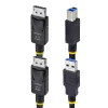Cavo KVM DisplayPort e USB 5 Gbit/s StarTech.com 6ft (1,8 m), 4K 60 Hz, cavo combinato DP 1.2/USB 3.0 universalmente compatibile per switch KVM