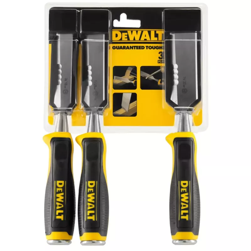 DeWalt DWHT0-16148 set di scalpelli, 3 pz., 18/25/32 mm