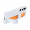 Cover Samsung Galaxy S24+ azzurro monocromatico con supporto da tavolo