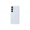 Cover Samsung Galaxy S24+ azzurro monocromatico con supporto da tavolo