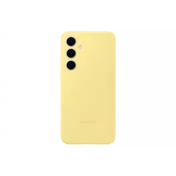 Cover Samsung Galaxy S24 FE Silicone Case giallo monocromatico