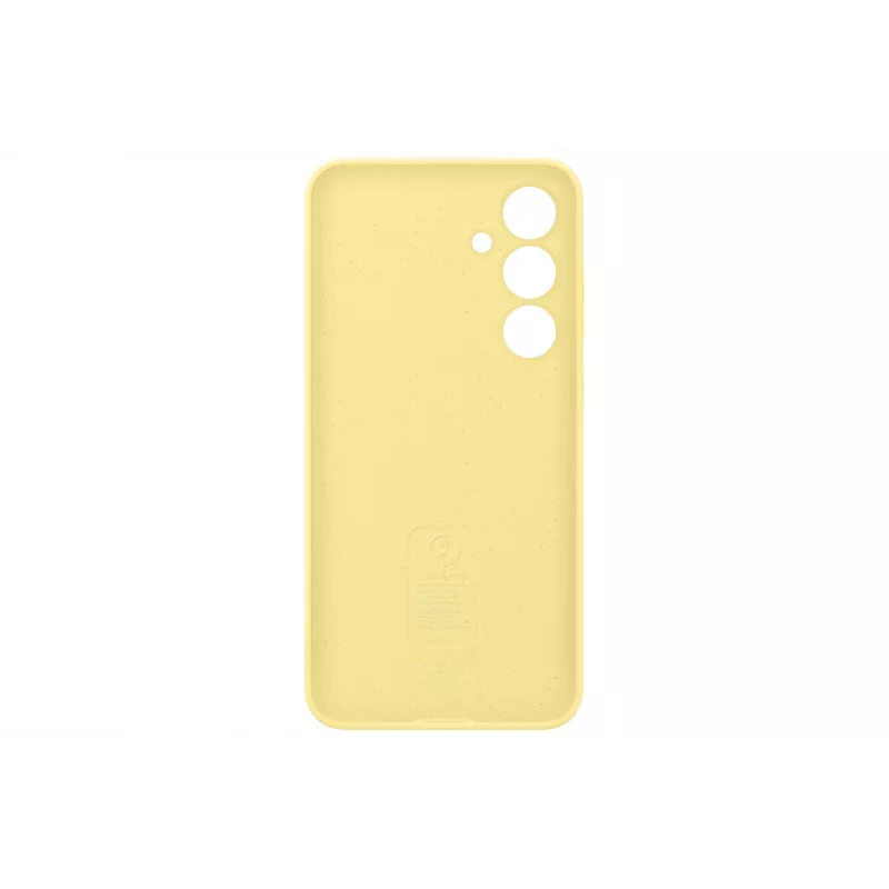 Cover Samsung Galaxy S24 FE Silicone Case giallo monocromatico