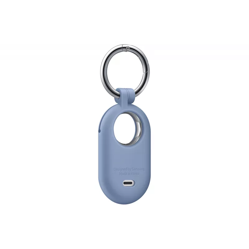 Samsung EF-PT560CLEGWW custodia in silicone con anello moschettone per Galaxy SmartTag2, blu