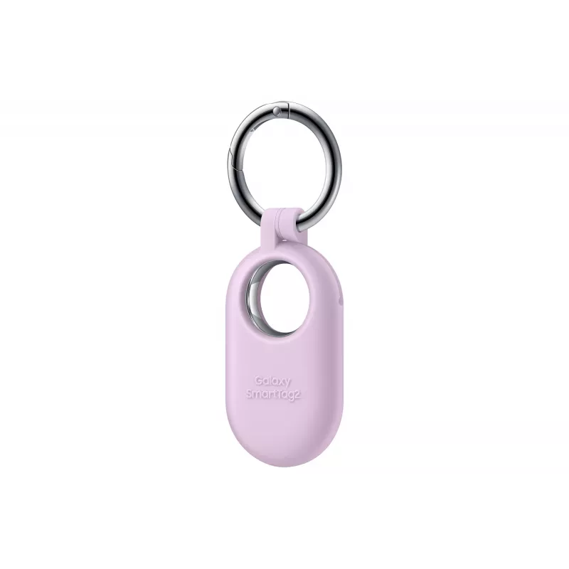 Samsung custodia in silicone con anello moschettone per Galaxy SmartTag2, lavanda, EF-PT560CVEGWW