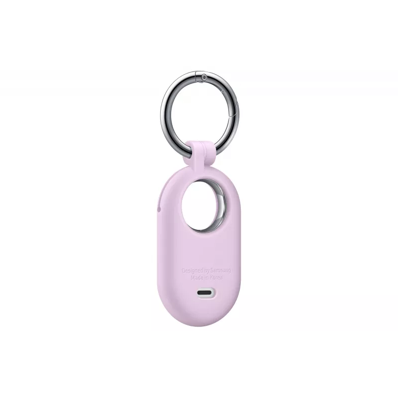 Samsung custodia in silicone con anello moschettone per Galaxy SmartTag2, lavanda, EF-PT560CVEGWW