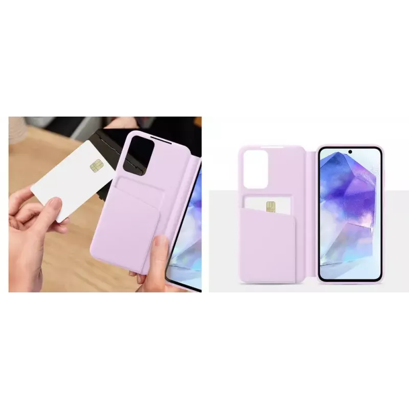 Custodia per cellulare Samsung EF-ZA556 16,8 cm (6,6 pollici) wallet case lavanda