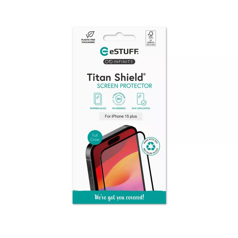 eSTUFF ES501411 protezione display/retro per cellulare protezione display trasparente Apple 1 pz.
