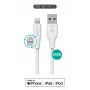 Cavo Lightning eSTUFF ES601270 2 m bianco 2,4 A