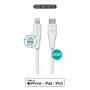 Cavo Lightning eSTUFF ES602270 3m USB-C 2,4A bianco