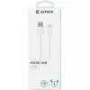 Cavo USB eSTUFF ES603007 USB 2.0 1 m USB-A a Micro-USB-B bianco