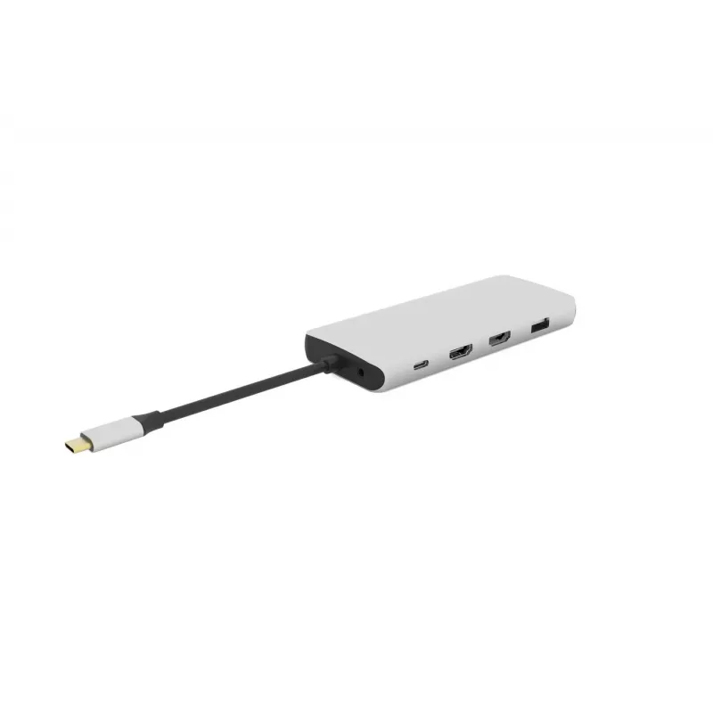 Hub interfacce eSTUFF ES623009 USB 3.2 Gen 1 (3.1 Gen 1) Type-C 5000 Mbit/s grigio