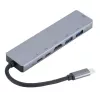 Docking station/replicatore porte per laptop eSTUFF ES623012 USB 3.2 Gen 1 (3.1 Gen 1) Type-C grigio