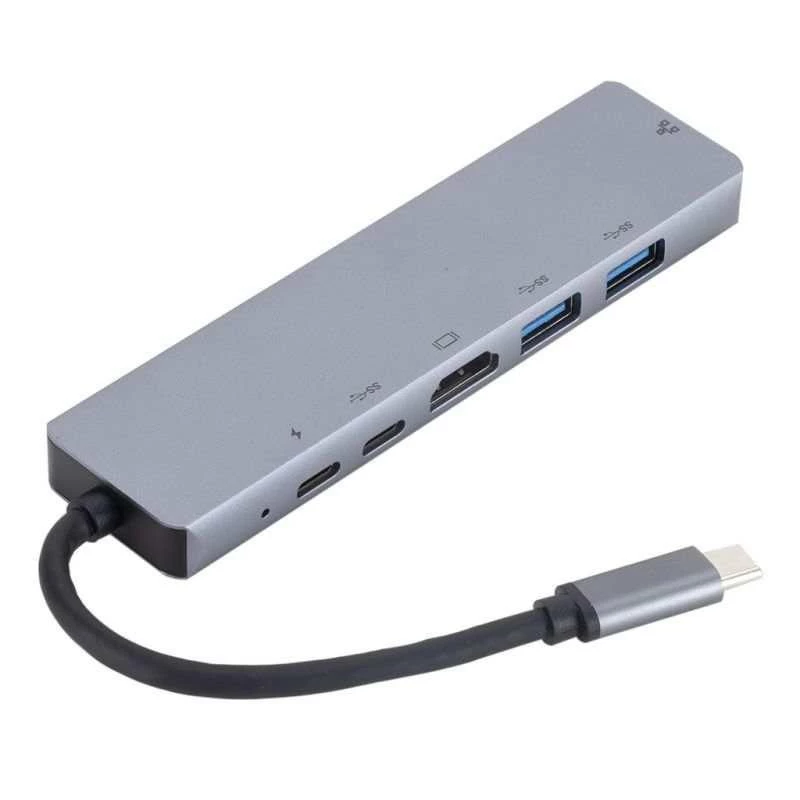 Docking station/replicatore porte per laptop eSTUFF ES623012 USB 3.2 Gen 1 (3.1 Gen 1) Type-C grigio