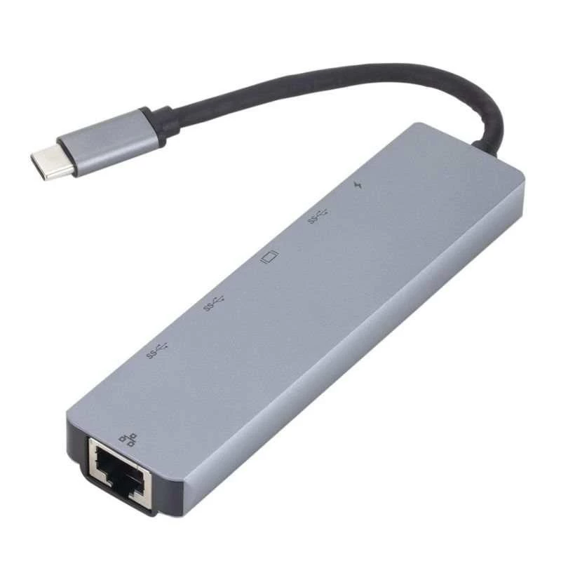 Docking station/replicatore porte per laptop eSTUFF ES623012 USB 3.2 Gen 1 (3.1 Gen 1) Type-C grigio
