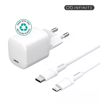 Caricabatterie per dispositivi mobili eSTUFF ES637500 12V USB Type-C 1,5 m bianco