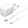Caricabatterie per dispositivi mobili eSTUFF ES637500 12V USB Type-C 1,5 m bianco