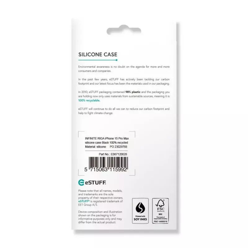Custodia per cellulare eSTUFF ES67120028 17 cm (6,7