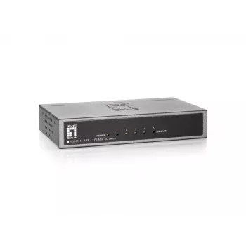 Switch Fast Ethernet LevelOne a 5 porte, 1 x SC fibra multimodale
