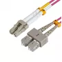 Microconnect FIB4220005P cavo InfiniBand/fibra ottica 0,5 m LC SC viola