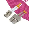 Microconnect FIB4220005P cavo InfiniBand/fibra ottica 0,5 m LC SC viola